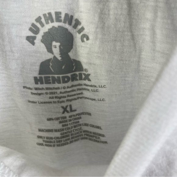 Jimi Hendrix Sleeveless T Shirt Mitch Mitchell Authentic Hendrix Women’s Sz XL - Picture 9 of 12